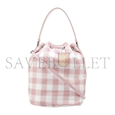 PRADA MICROFIBER BUCKET BAG 1BH038 (22.5*17.5*12cm)  PRADA MICROFIBER BUCKET BAG 1BH038 (22.5*17.5*12cm)